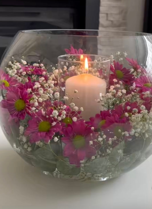 Flower Bowl with Light